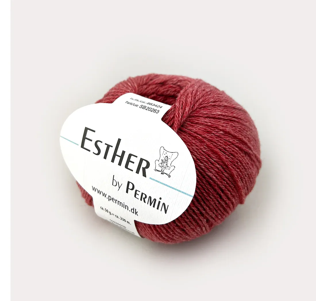 Esther i fargen Bringebær 24