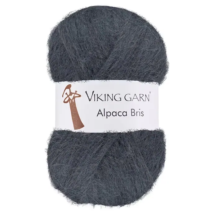Alpaca Bris i fargen Jeansblå 327