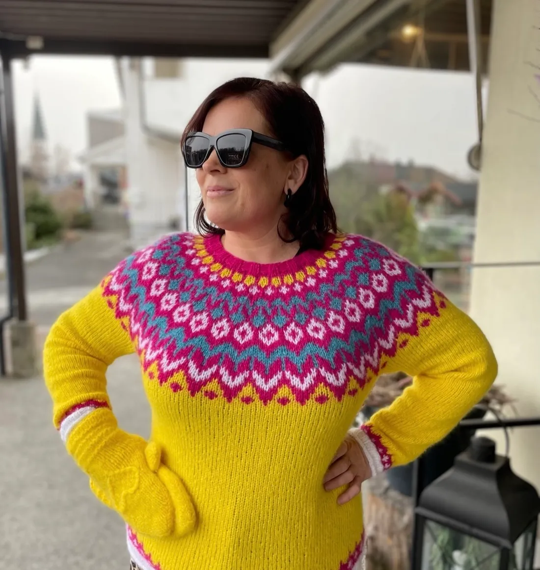 Påskegul riddari designet av Védís Jónsdóttir.