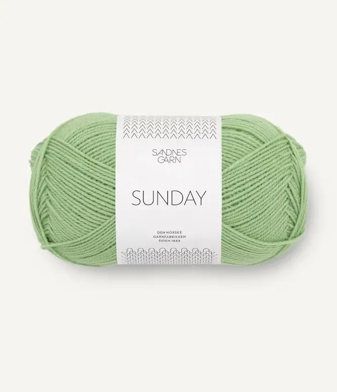 Sunday i fargen Spring green 8733