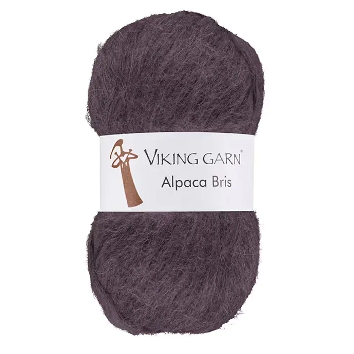 Alpaca Bris i fargen Lilla 369