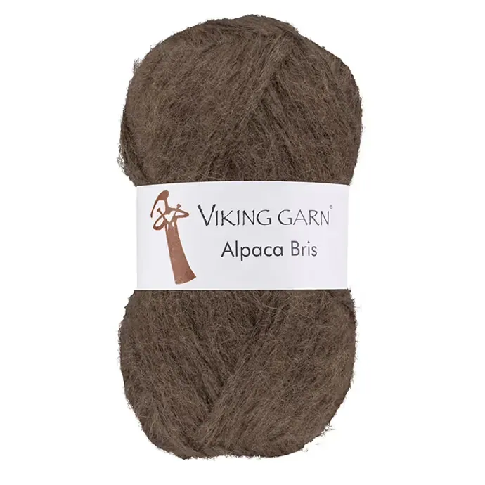 Alpaca Bris i fargen Mellombrun 309