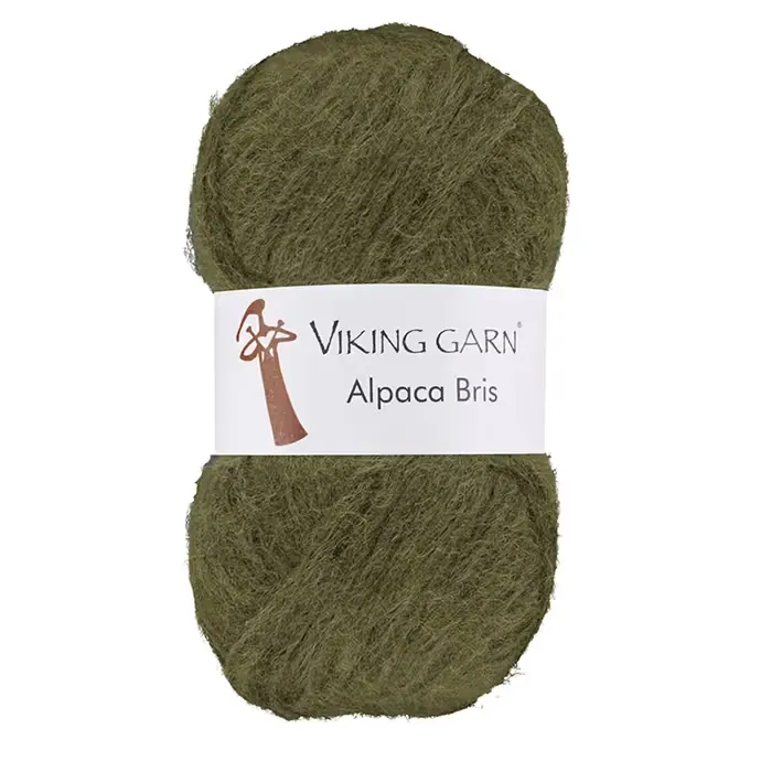 Alpaca Bris i fargen Grønn 335