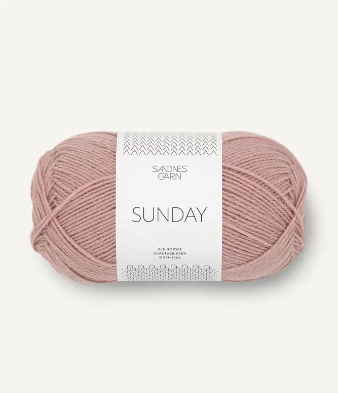 Sunday i fargen Støvet rose 4332