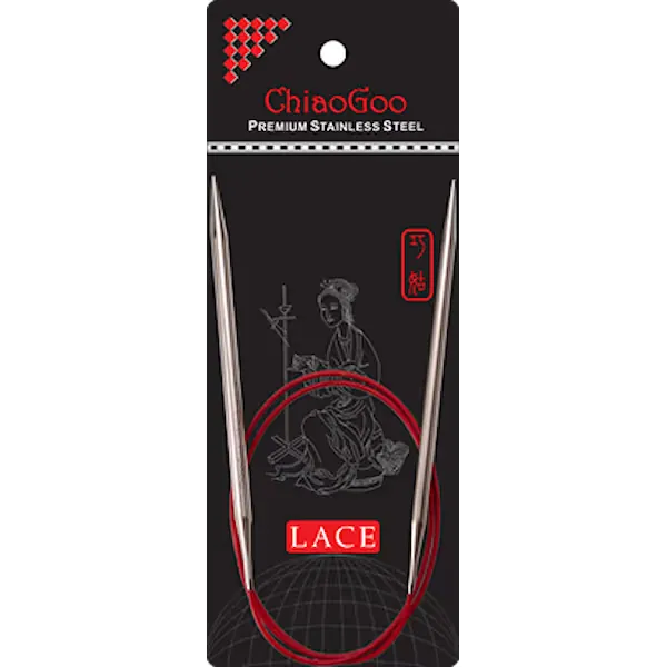 ChiaoGoo Red Lace Circular 80 cm