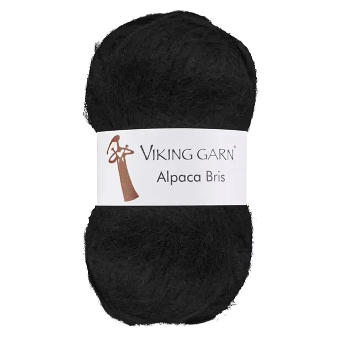 Alpaca Bris i fargen Sort 303